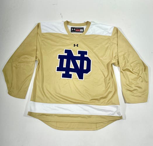 New Notre Dame Under Armour Practice Jersey - Gold (Size L or XL)