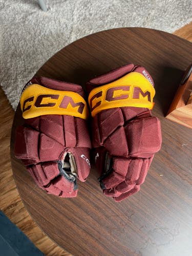 Used CCM Pro Model Gloves 14" Pro Stock