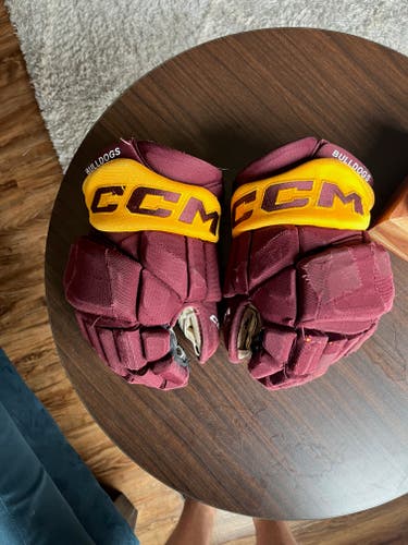 Used CCM Pro Model Gloves 14" Pro Stock