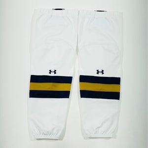 New Notre Dame Under Armour Game Socks - White
