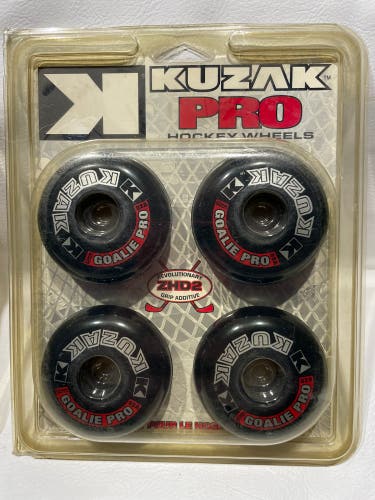 KUZAK Goalie Pro 64mm 84A inline hockey wheels 4-pack