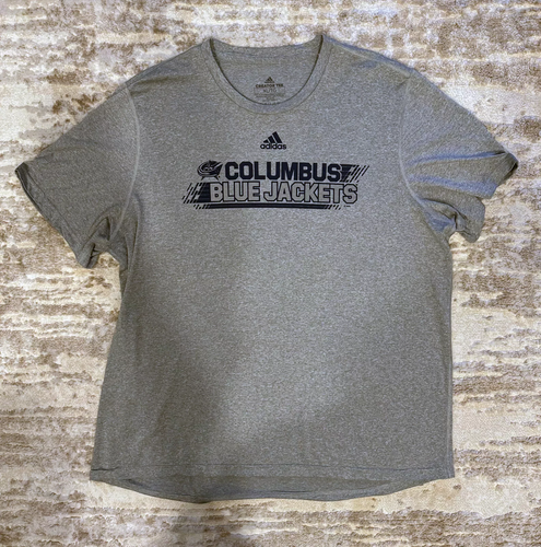 Columbus Blue Jackets Adidas Creator Short Sleeve T-Shirt Gray XL