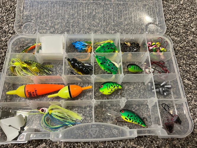 Assorted Lures & Bag