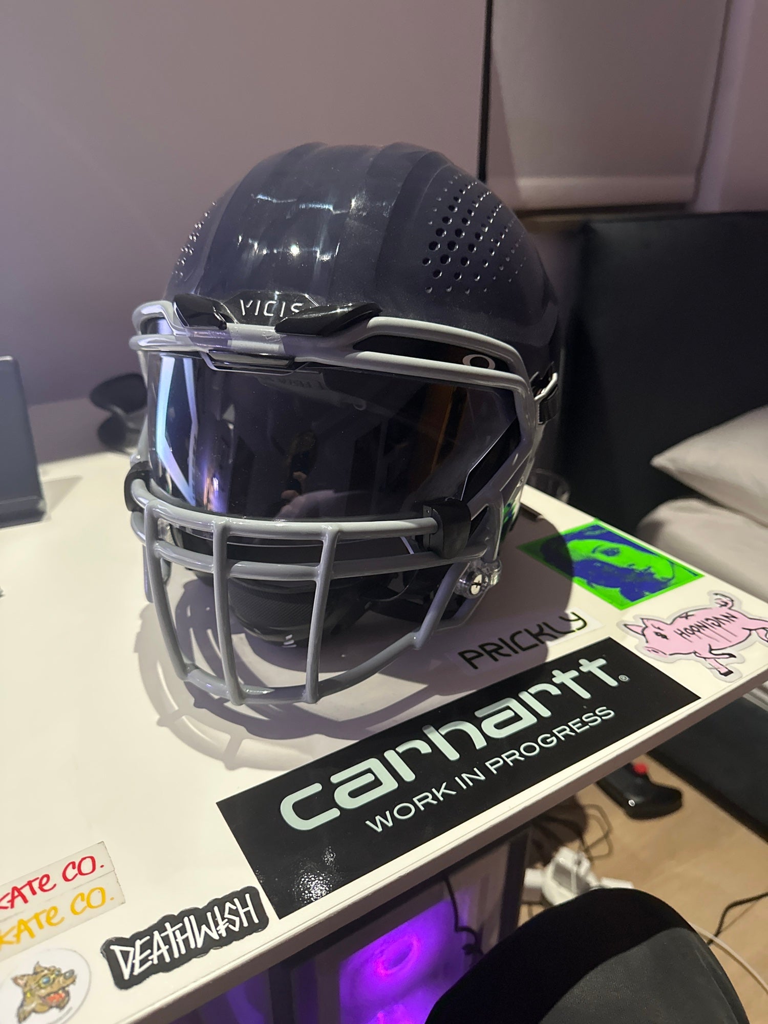 all star football helmet All-Star MVP-PRO LT Baseball Catchers Helmet  MVP-5-LT (WHITE-SMALL)