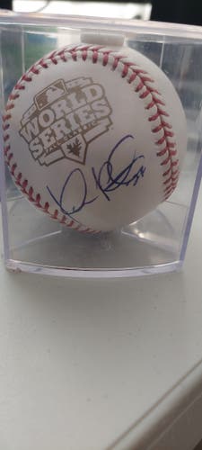 Detroit Tigers 2012 WS Peralta Autograph Baseball