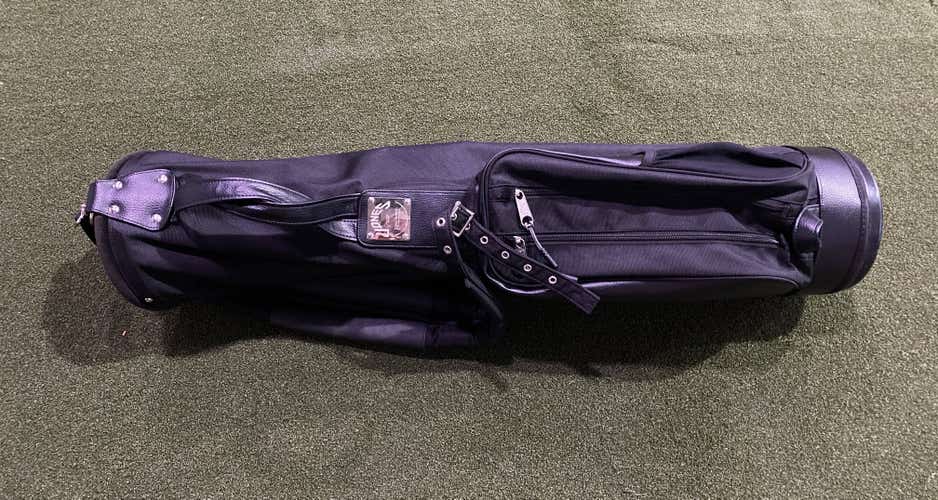 Jones Players Series Carry Bag Black 2-Way Divide Single Strap Golf Bag