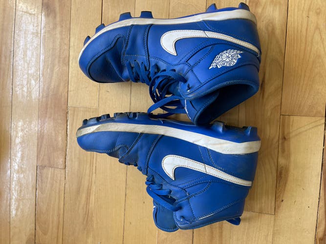 Blue Used Size 9.0 (Women's 10) Nike Molded Cleats Air Jordan