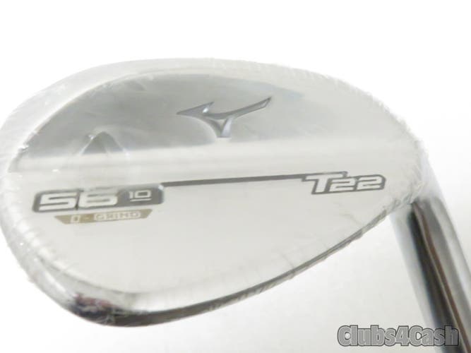 Mizuno T22 Wedge Chrome D Grind Dynamic Gold Tour Issue S400 56° 10 .. NEW
