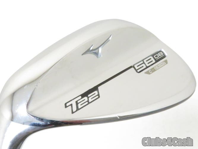 Mizuno T22 Wedge Chrome C Grind Dynamic Gold Tour Issue S400 58° 08  LEFT  MINT
