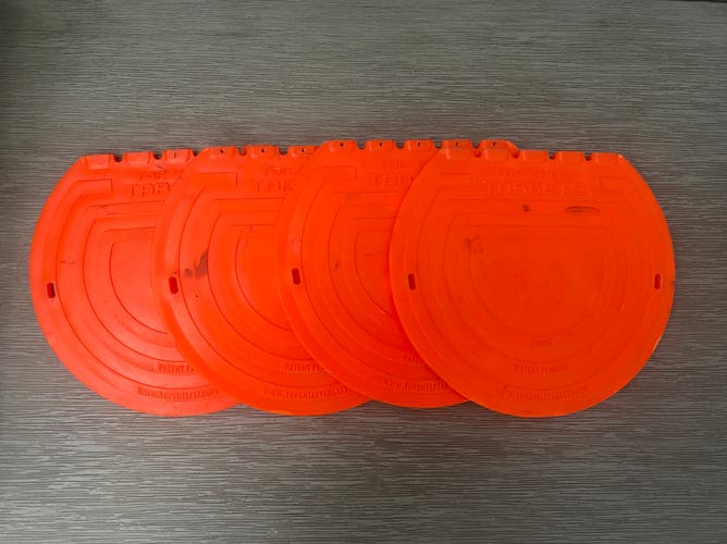8 inch Top Shelf Targets. Set Of 4.