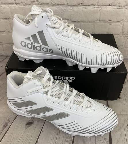 Adidas FW3576 Freak MD 20 Men's Football Shoes White Silver US Size 12