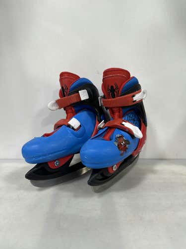 Used Spiderman Youth 12.0 Ice Hockey Skates
