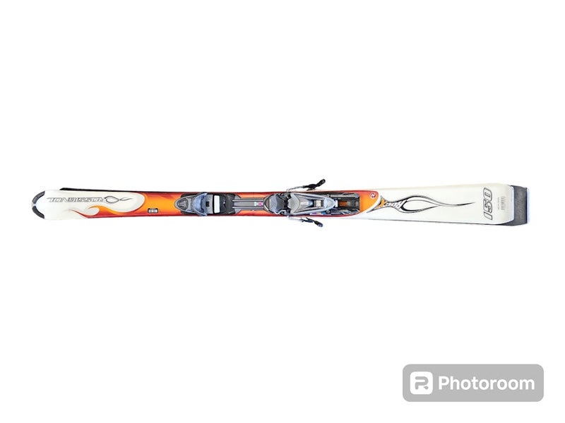 Used Rossignol Rocx W Axium100 Bindings 150 Cm Men's Downhill Ski Combo