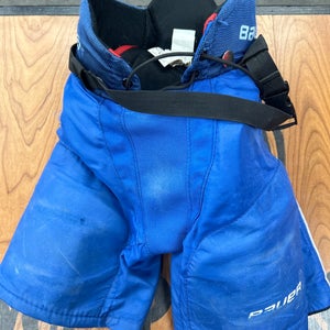 Used Bauer Vapor X:20 Yth Med.  Hockey Pants Royal.
