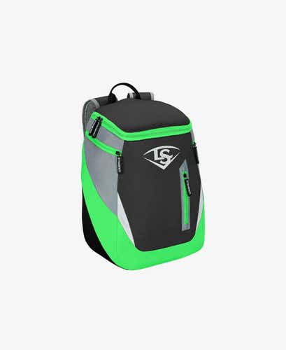 Louisville Slugger Genuine Stick Pack Backpack Bag Neon Green