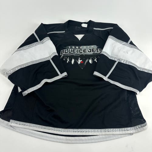Used Black Toronto Blue Ice Jets Jersey | Vaughn #53 | Goalie Cut | C498