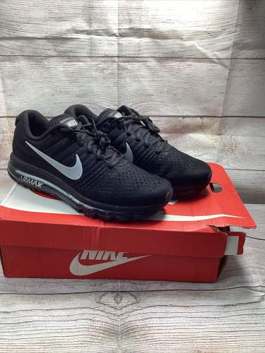 Nike Air Max 2017 849559-001 Running Shoes Black Anthracite Mens Size 9