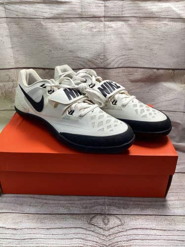 Nike Zoom Rotational Field Throws Shoe White Black 685131-001 Mens Size 10 NEW