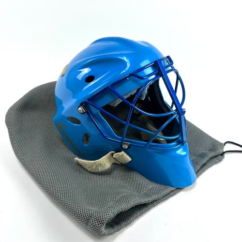 Used Lamborghini Blue Sportmask Goalie Mask - Gear Head | Senior Medium