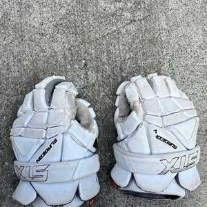Used  STX Medium Surgeon 700 Lacrosse Gloves