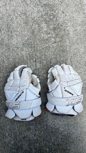 Used  STX Medium Surgeon 700 Lacrosse Gloves