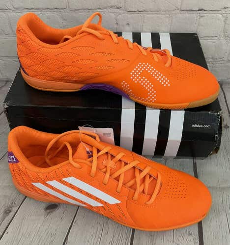 Adidas F32542 freefootball SpeedTrick Men's Indoor Soccer Shoes Zest US 11.5