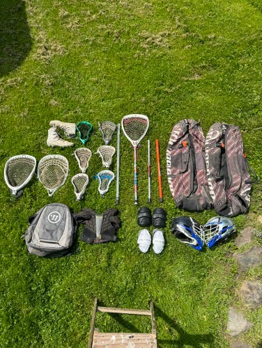 used lacrosse equipment. Buy individually or together.