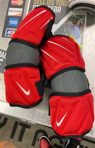 Nike Vandal Used Large lacrosse lax adult Arm Pads pad