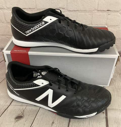 New Balance MSVRLTB2 Men's Soccer Shoes Black White US Size 10.5 D Medium