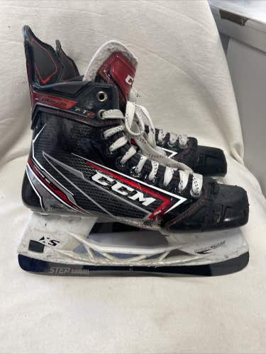 Senior Adult Size 7 CCM JETSPEED FT2 Ice Hockey Skates With Black Carbon Blades