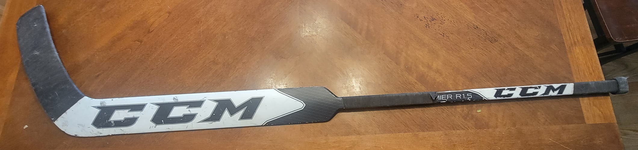 Used Senior CCM Premier R1.5 Full Right Goalie Stick 23" Paddle / 52" Stick / Composite