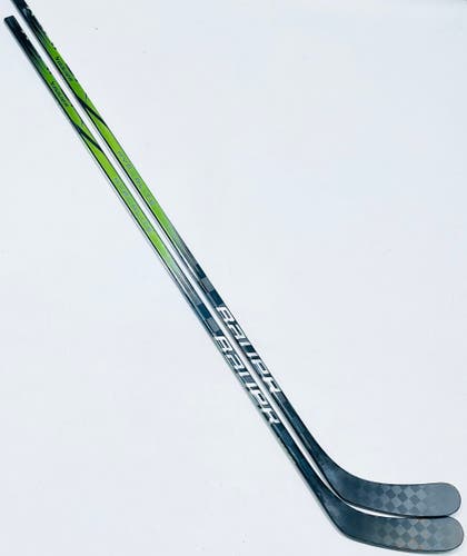 Like New 2 Pack Custom Gold Bauer Vapor Hyperlite 2 Hockey Sticks-LH-87-P92-Grip