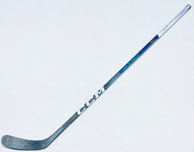 Custom Blue CCM Jetspeed FT6 Pro Hockey Stick-RH-80 Flex-P90-Grip