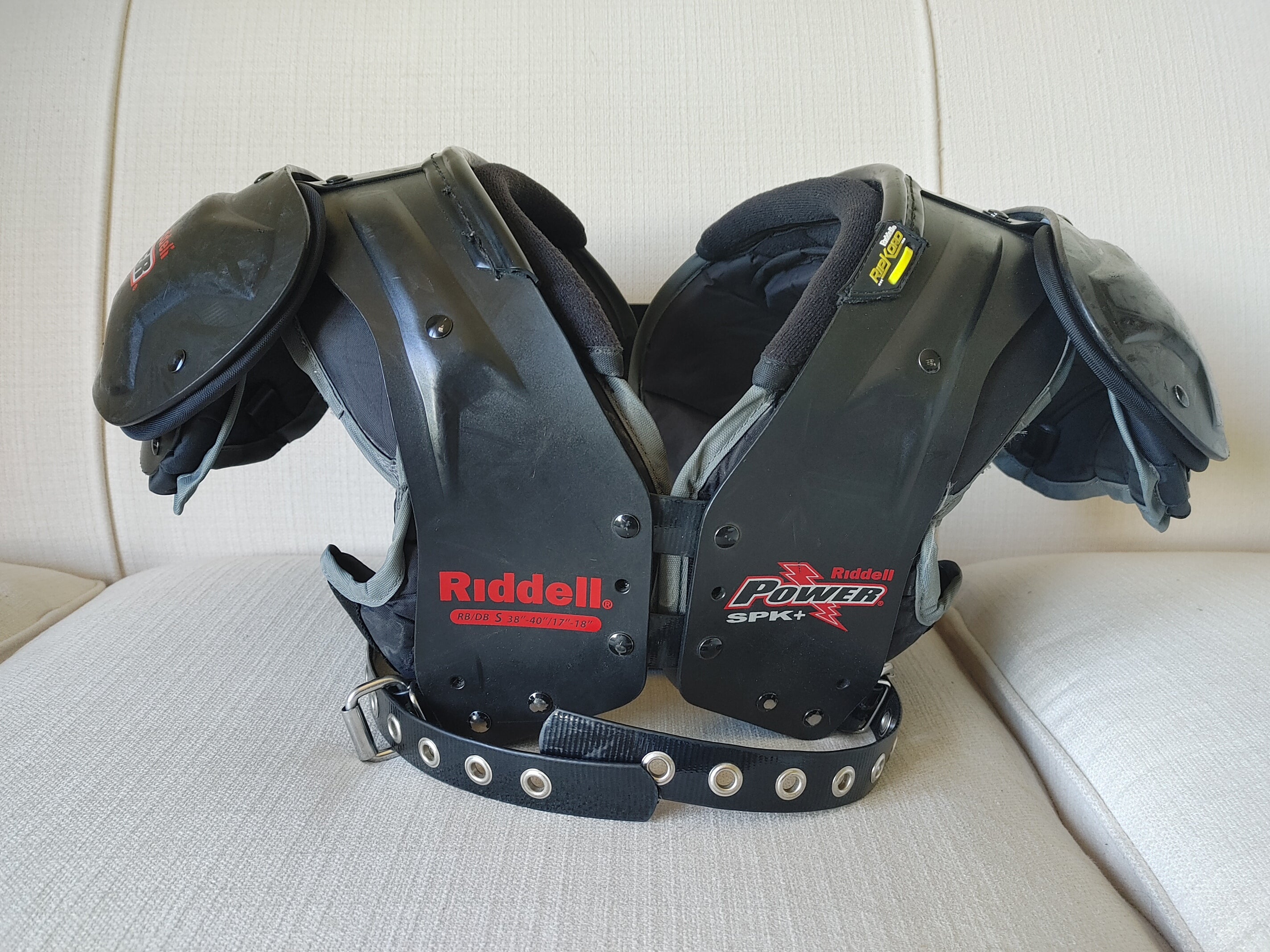 Riddell Power SPK Football Shoulder Pads | Used and New on 