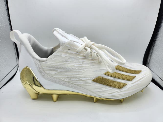 Adidas Adizero Football Cleats 'White Gold Metallic'