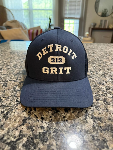 Detroit Lions Detroit Grit Jared Goff Foundation JG16 Flex Hat Cap - Navy