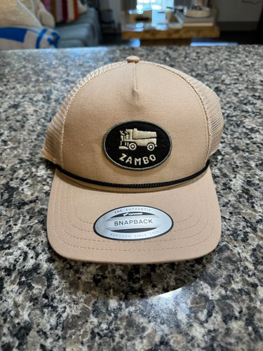 Beauty Status Hockey Co. Zambo (Wheat Corduroy) Trucker Hat Cap