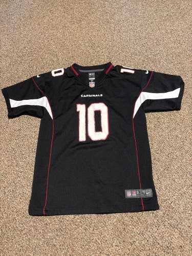 Black Used Youth XL Cardinals Nike Jersey