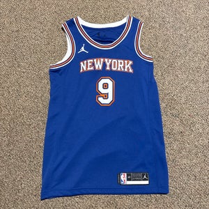 Blue New Adult Small Knicks Jordan Jersey