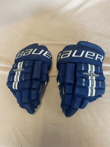 Used Bauer Gloves 14" Pro Stock