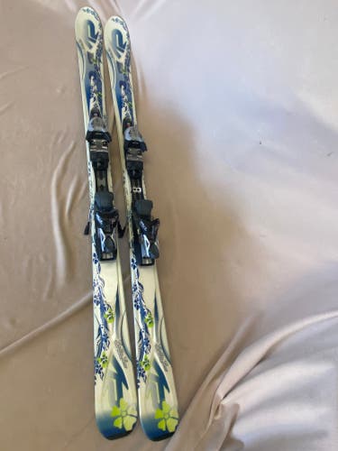 Used Women's K2 160 cm t nine Skis With Bindings