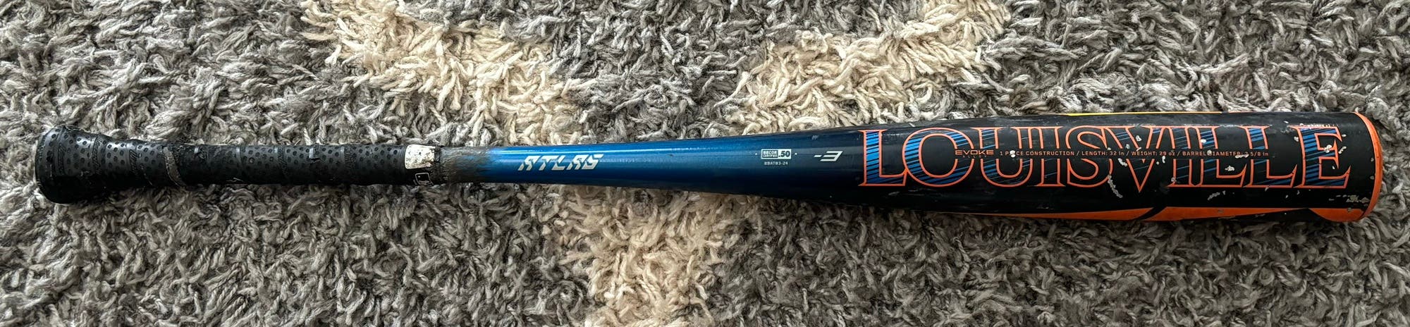 Used 2024 Louisville Slugger BBCOR Certified Alloy 29 oz 32" Atlas Bat