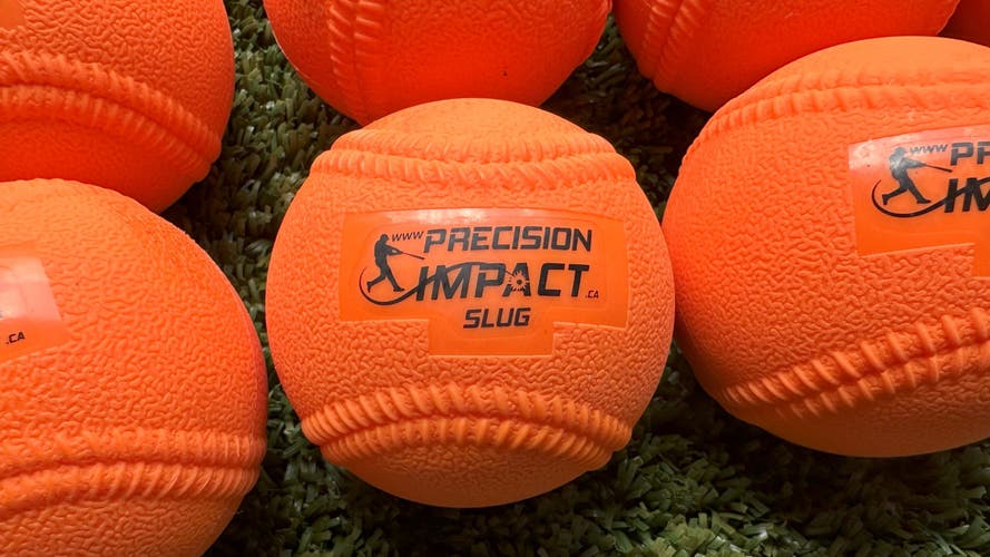 Precision Impact Slugs: Heavy Weighted 15oz Baseballs for Hitting - Set of 12