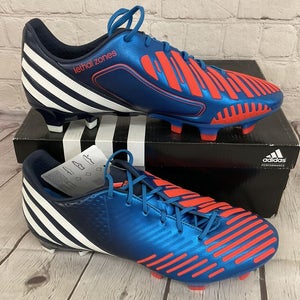 Adidas V20975 Predator LZ TRX FG Men's Soccer Cleats Blue White Red US Size 7