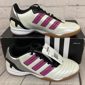 Adidas G46273 Predator IN Women's Soccer Shoes White Intense Pink US Size 5.5