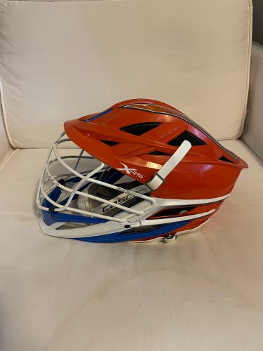 Cascade XRS Helmet - Orange with White Pearl Facemask (Retail: $350)