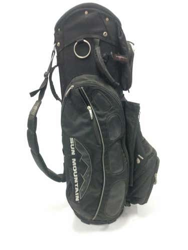 Used Sun Mtn Black Golf Cart Bags
