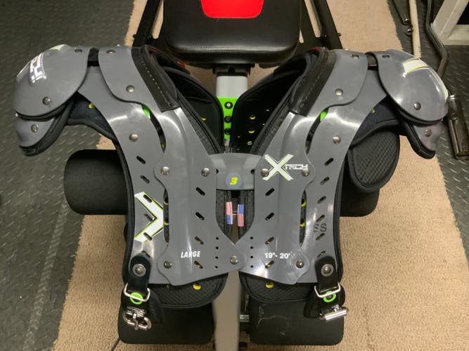 Used Large Adult Xtech Shoulder Pads