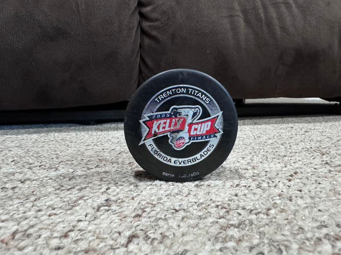 ECHL Kelly Cup Finals 2005 Game Used Puck