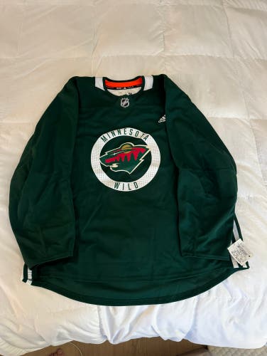 Adidas MiC Practice Jersey- Minnesota Wild size 56